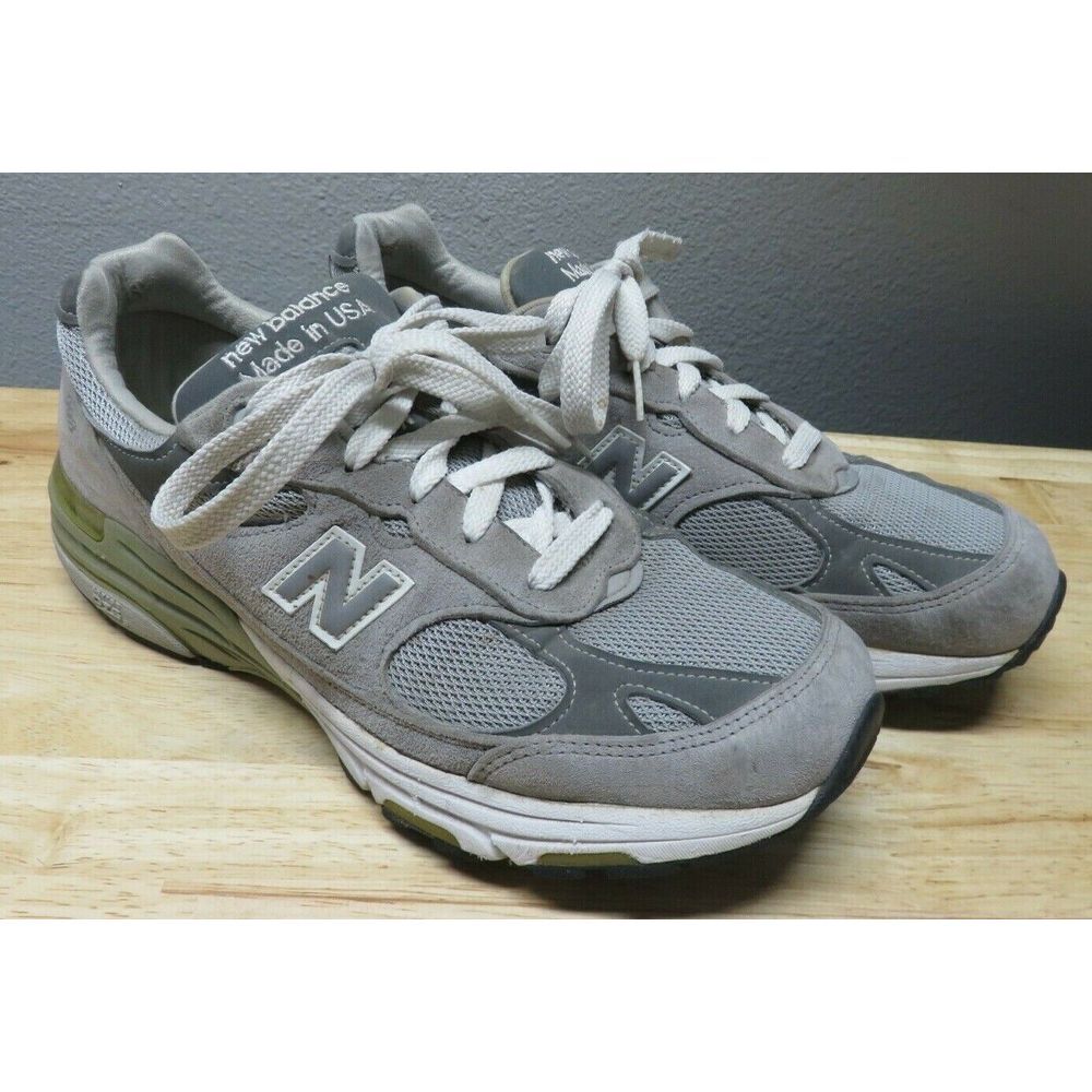 New Balance 993‎ Womens Size 10.5 2A Grey Suede MADE USA WR993GL Classic Running